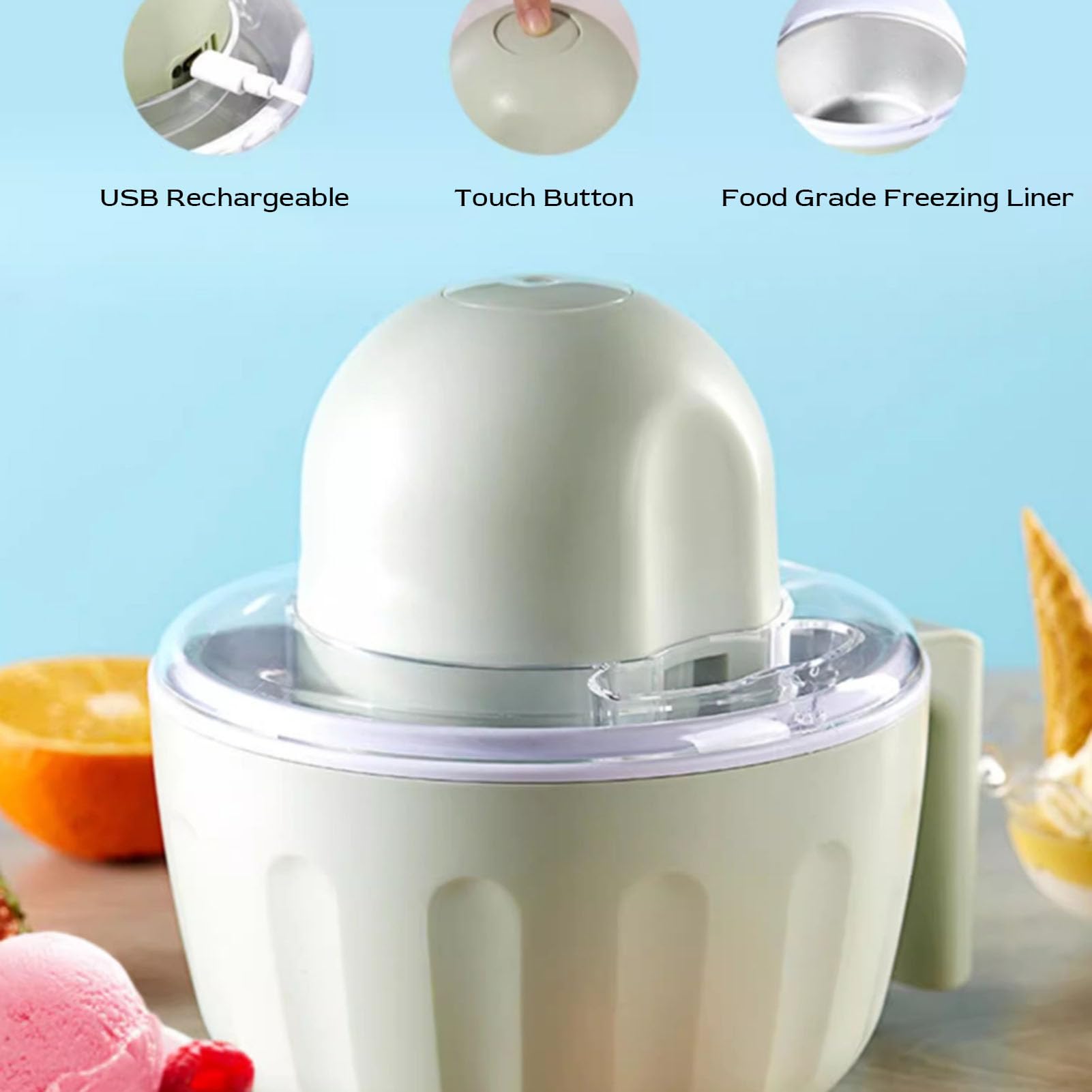 Macchina Per Gelato Personale, Miscelazione Completamente Automatica