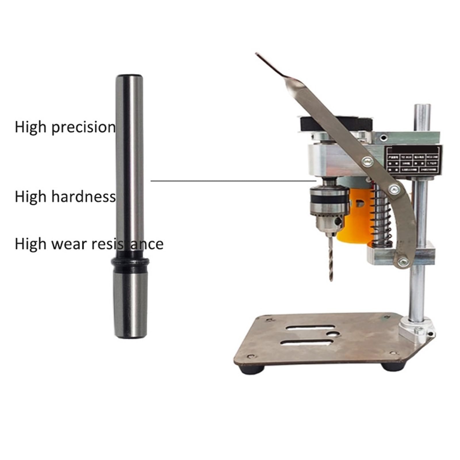 Trapano a colonna, Mini Trapano Da Banco Tavolo In Miniatura Piccolo Fai Te Strumento Di Riparazione Orologi Precisione Desktop DC Casa Perforatrice(TZ-B10)