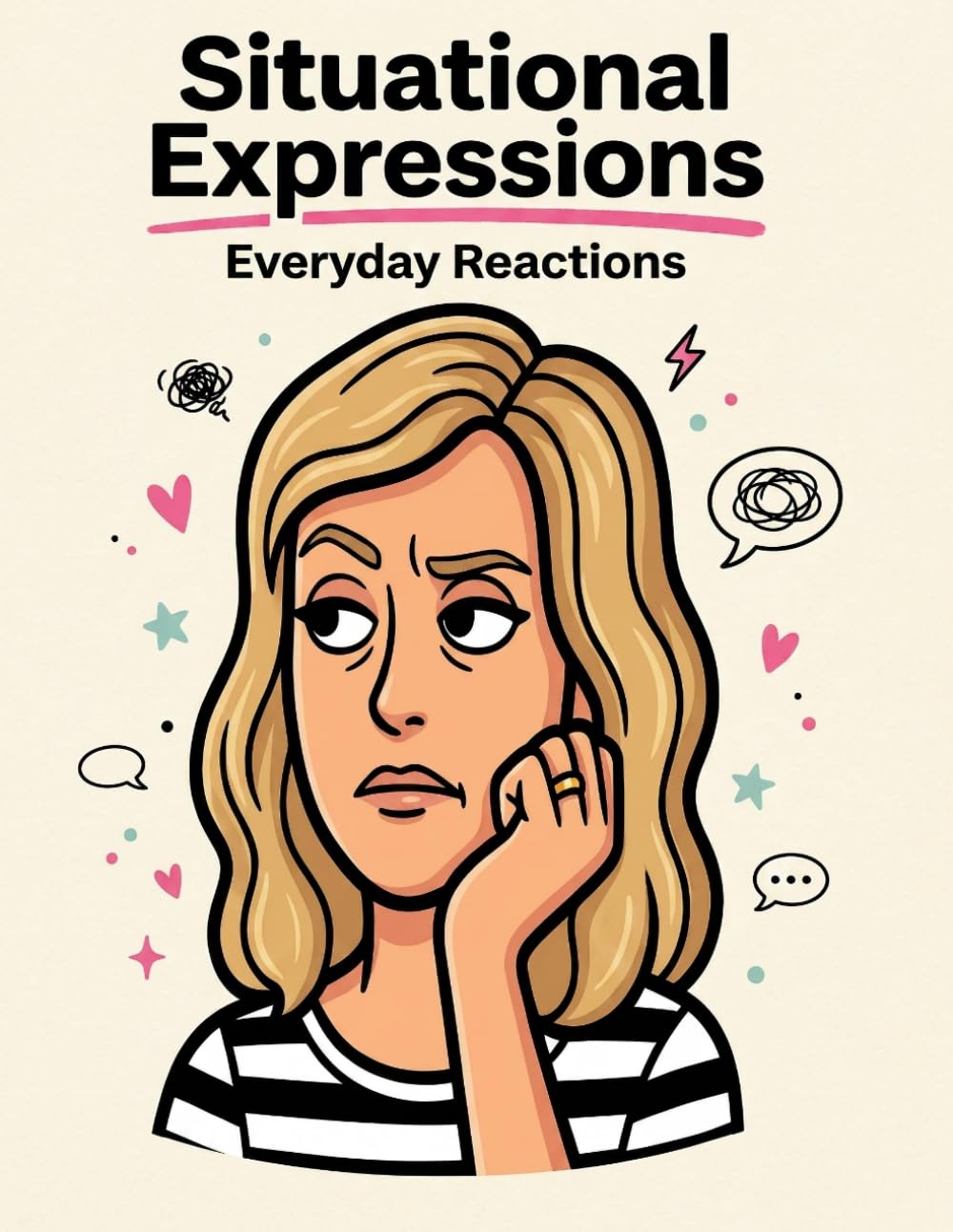 Situational Expressions: A Funny Adult Coloring Book of Everyday Reactions, Sarcastic Faces, and Relatable Mood Expressions: A Funny and Relatable ... Everyday Moods, and Unfiltered Reactions