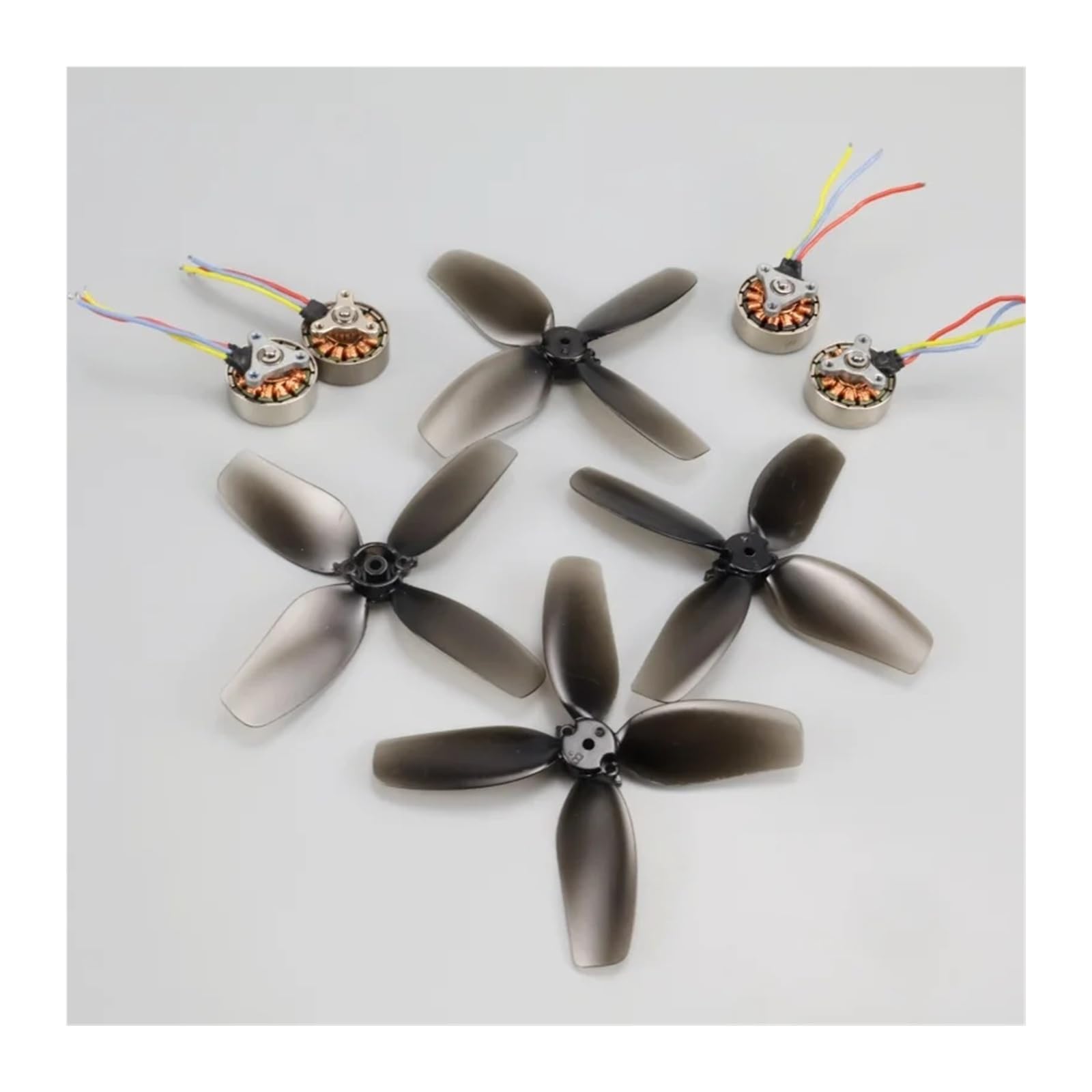 4PCS motor sin escobillas 1503 y pala para avión RC