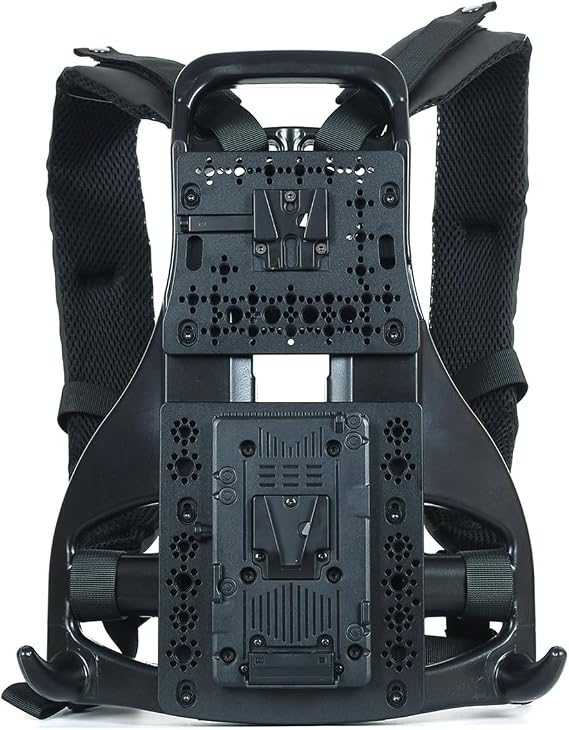 Video Outdoor Live Streaming Broadcast Backpack Plate Vest for V-Mount/Gold-Mount Battery Power Output Supply Wireless Video Transmission System Expandable Board (V-Mount Backpack)