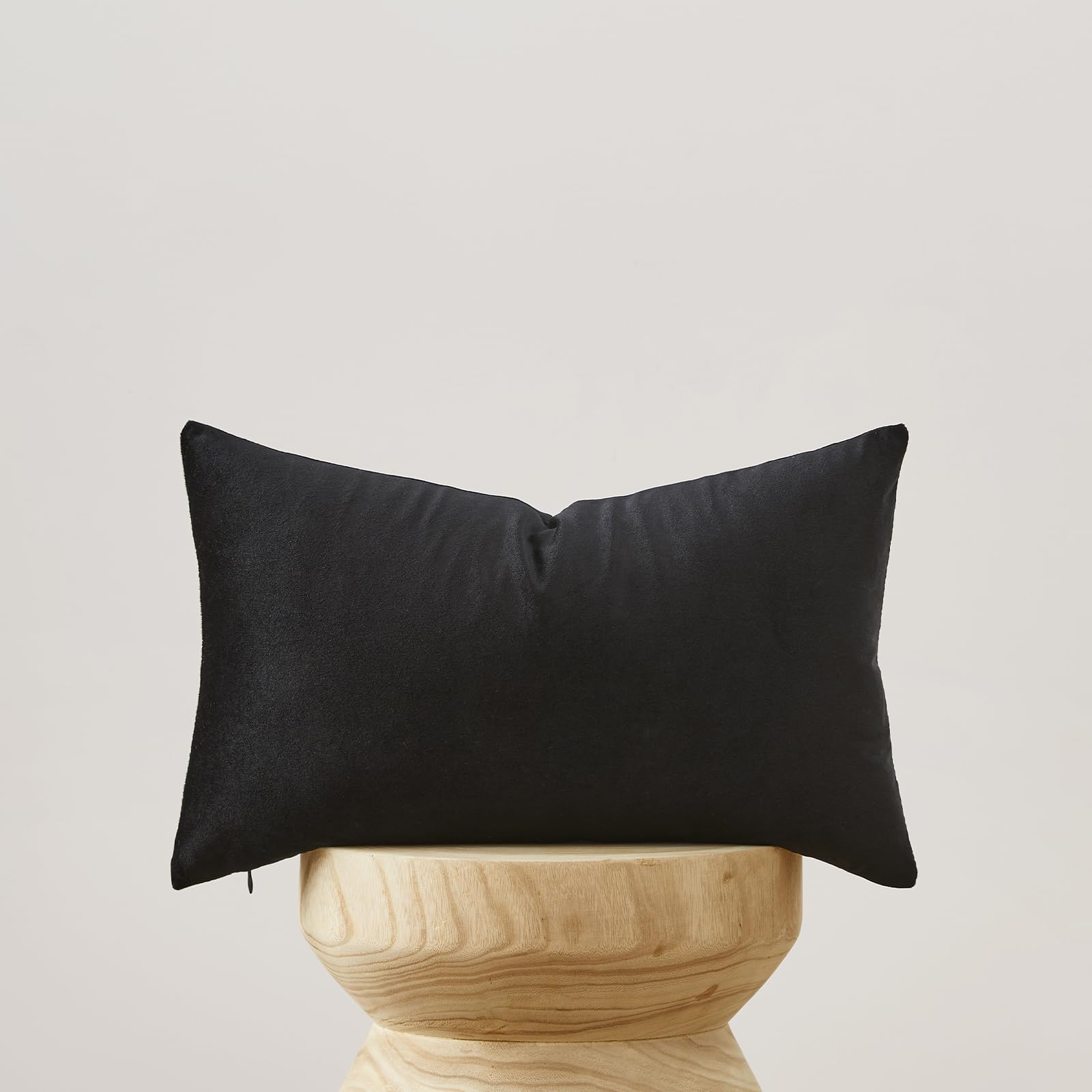 Gris Oscuro Terciopelo Almohada Cubre Caso Suave decoración Fundas de de cojín para sofá Dormitorio Coche Cama Casa Decor 30x50cm ，Pack de 2 — view 28