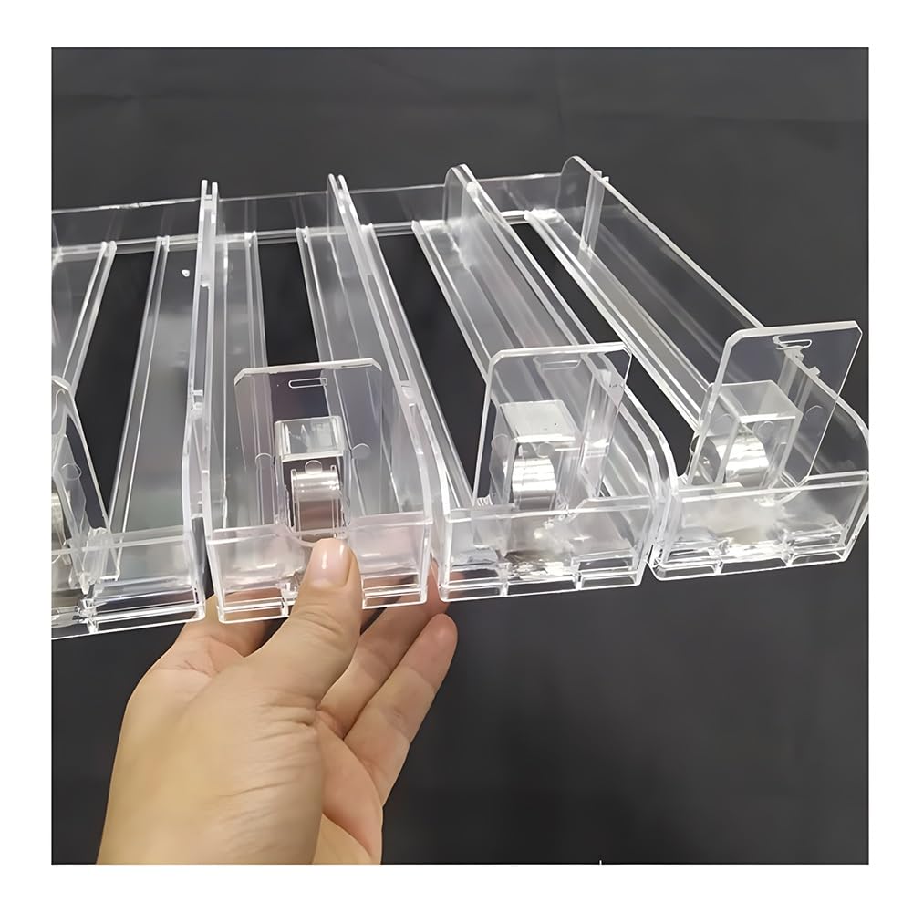 Generico Espositore Automatico per Sigarette in Acrilico, spingi-Sigarette Versatili per scaffali di Negozi, Soluzione espositiva Multi-Combinazione per Punti Vendita, migliora la visibilità e l'orga