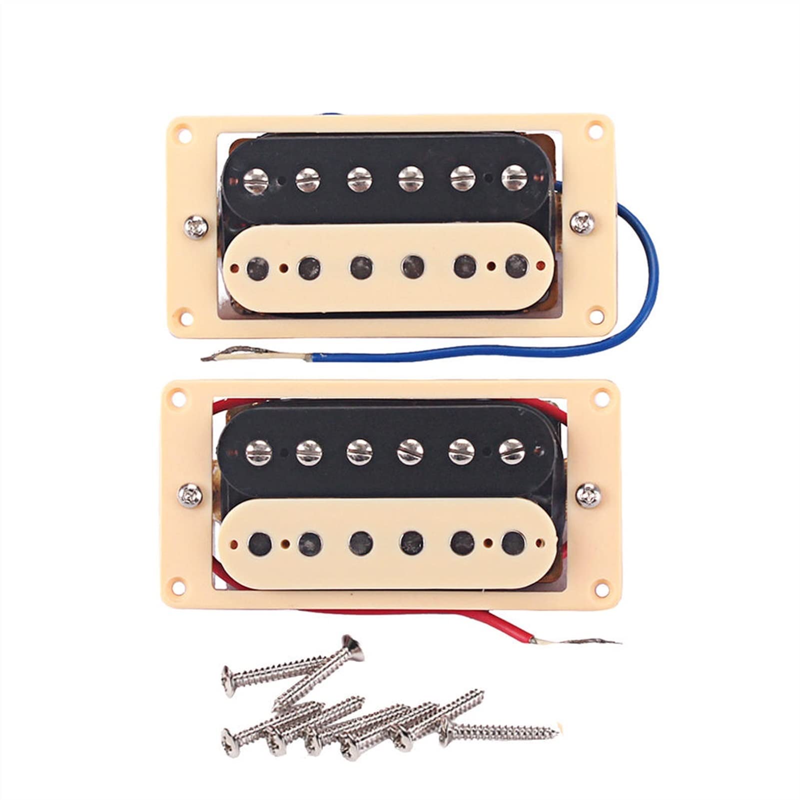 pastilla de guitarra eléctrica 1 Juego N + B Humbucker Dual Bobinas Pastillas Bricolaje Para 6 Cuerdas Accesorio De Guitarra Eléctrica. guitarra eléctrica pastillas