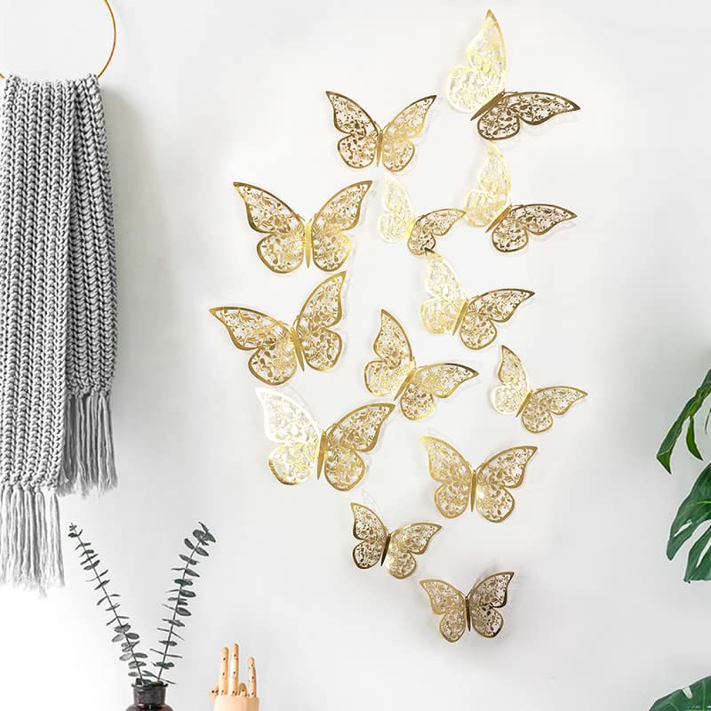 See full amazon price history chart for INDIAN ROYALS Gold 3D Butterfly Stickers for Wall, Butterfly Decoration Items, Butterfly Stickers, Butterfly Wall Decor, Butterflies, Butterflies for Wall Decoration (13 x 13 Cm, Set of 12) INDIAN ROYALS Gold 3D Butterfly Stickers for Wall, Butterfly Decoration Items, Butterfly Stickers, Butterfly Wall Decor, Butterflies, Butterflies for Wall Decoration (13 x 13 Cm, Set of 12) (B0B88BTPM8) Amazon Price History, Amazon Price Tracker