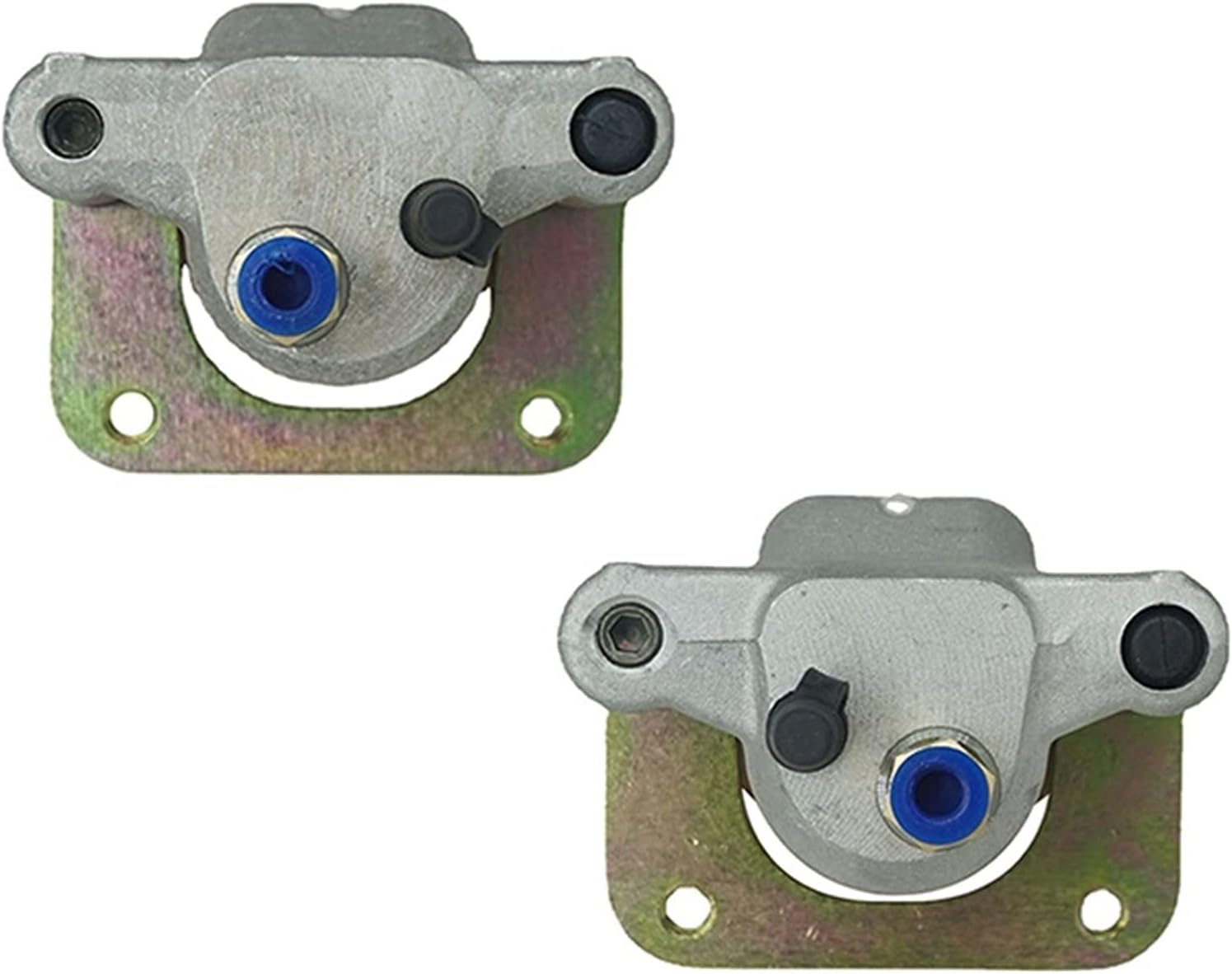 Front Brake Calipers W/Pads Compatible For Polaris Trail Blazer 250 1991-1998 Big Boss 250 300 Magnum 425 Scrambler 400 500 Sport 400L Trail Boss 300 Xplorer 300 Xpress 300 400