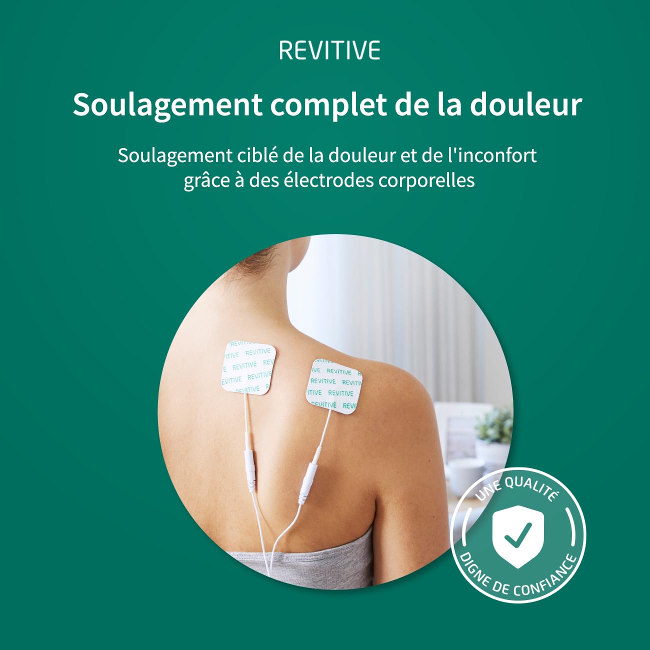 Nuovo Stimolatore di Circolazione Revitive Medic,alleato delle gambe - aiutarti a ridurre il dolore alle gambe e ridurne il gonfiore,alleviando i problemi di circolazione senza medicinali,bianco nero