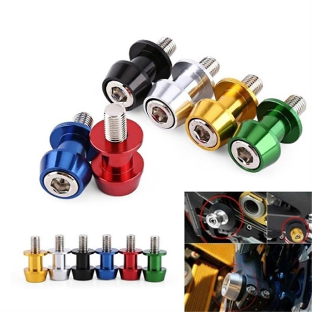 Moto Forcellone Bobine Slider Protector 8 MILLIMETRI Accessori Moto Stand Viti Swin Garm Forcellone Bobine Slider Per H&ONDA CBR1000RR 2004-2019(8mm/0