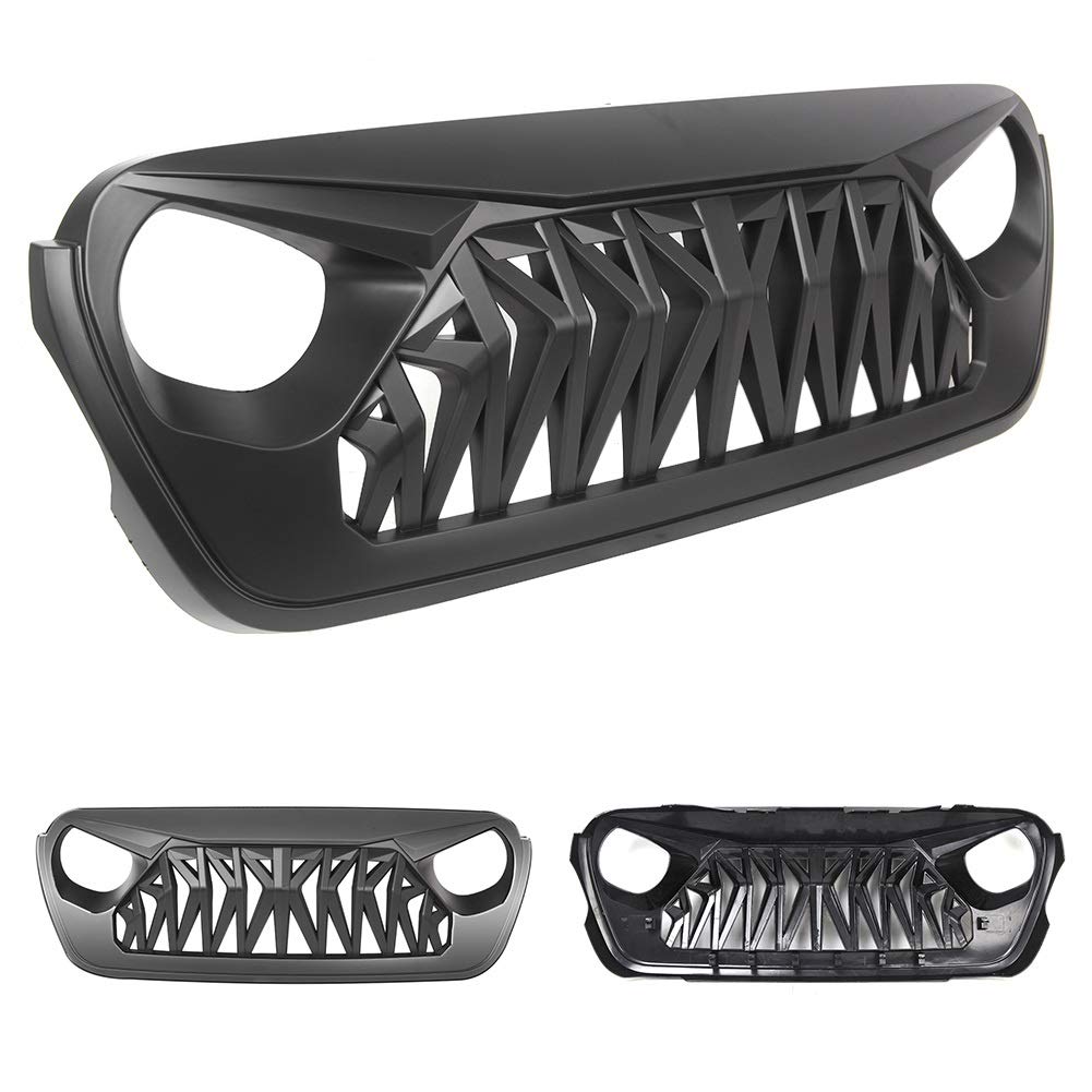 Buy ESUHUANG Auto Front Grille Mesh Grill for Jeep Wrangler JL Unlimited 2/4 Door 20182019 Jeep