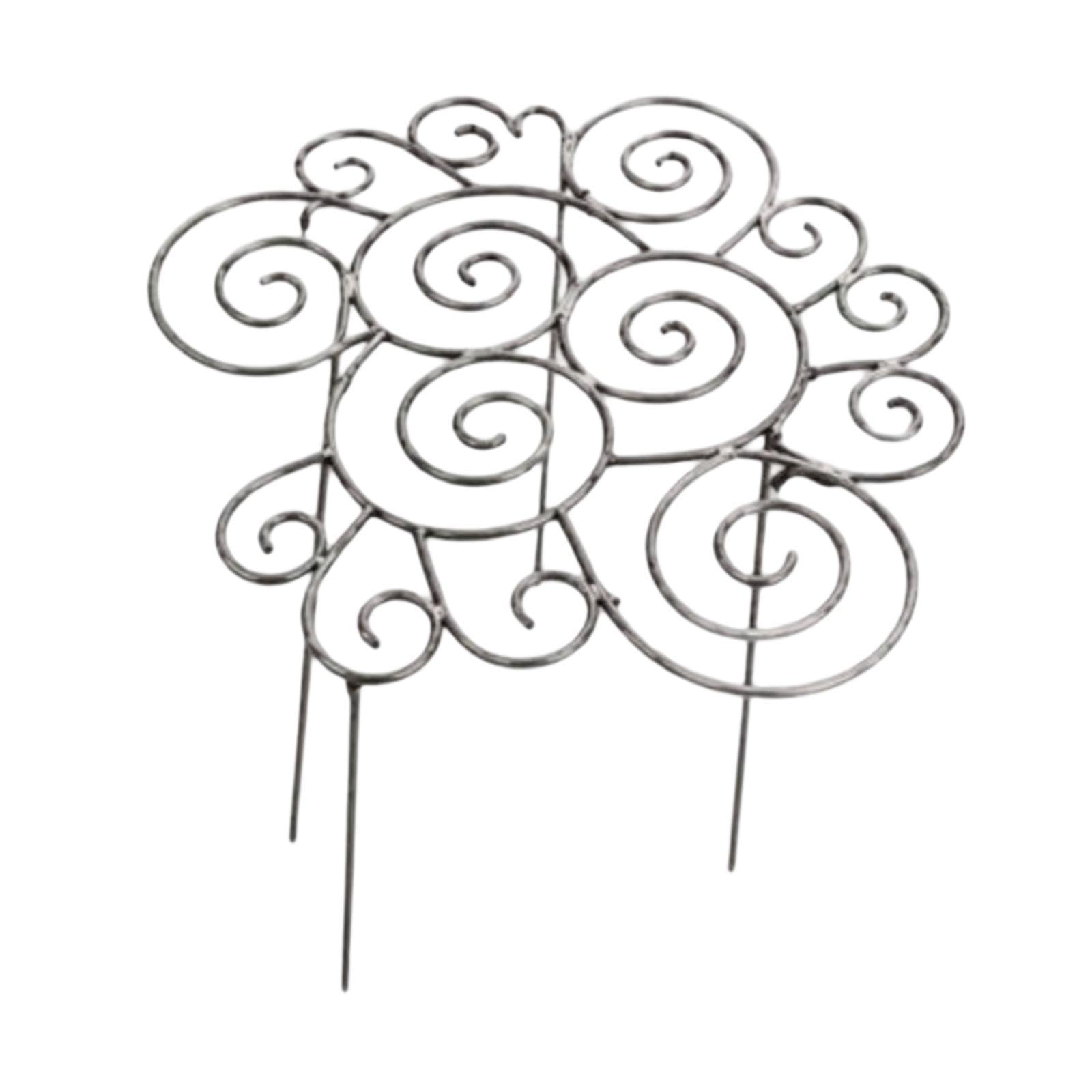 kowaku Tuteur en Fer pour Plantes, Support Décoratif pour Plantes D'intérieur et D'extérieur, Tuteur pour Ou de Parc, 44cmx44cm