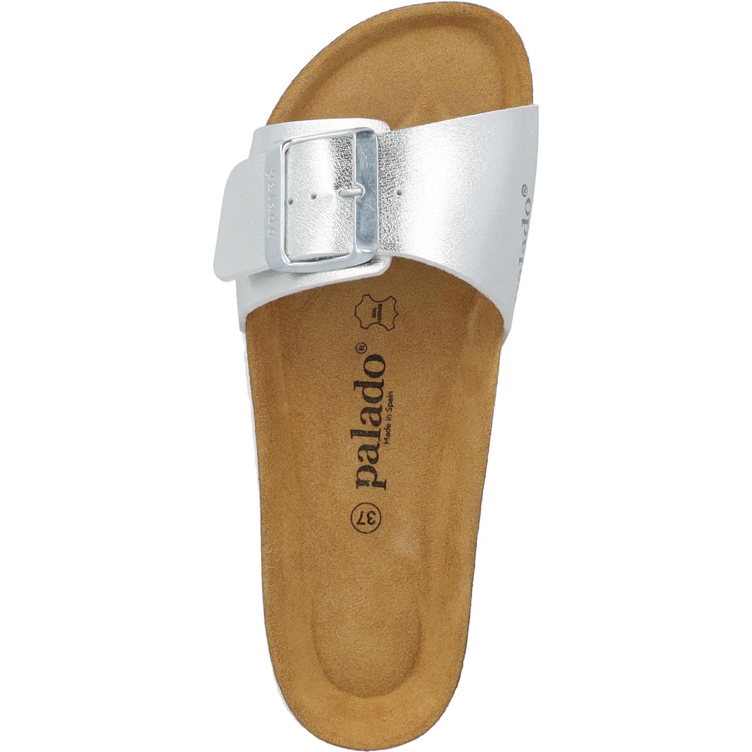 Palado Pantoletten Damen Malta EGS PL – Sandalen mit Plateau-Sohle Made in Spain - Hausschuhe mit Kork-Fußbett - modische Sommerschuhe