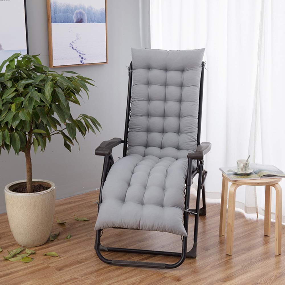 Coussin de transat universel épais 48x170 pour chaise à bascule et matelas de salon