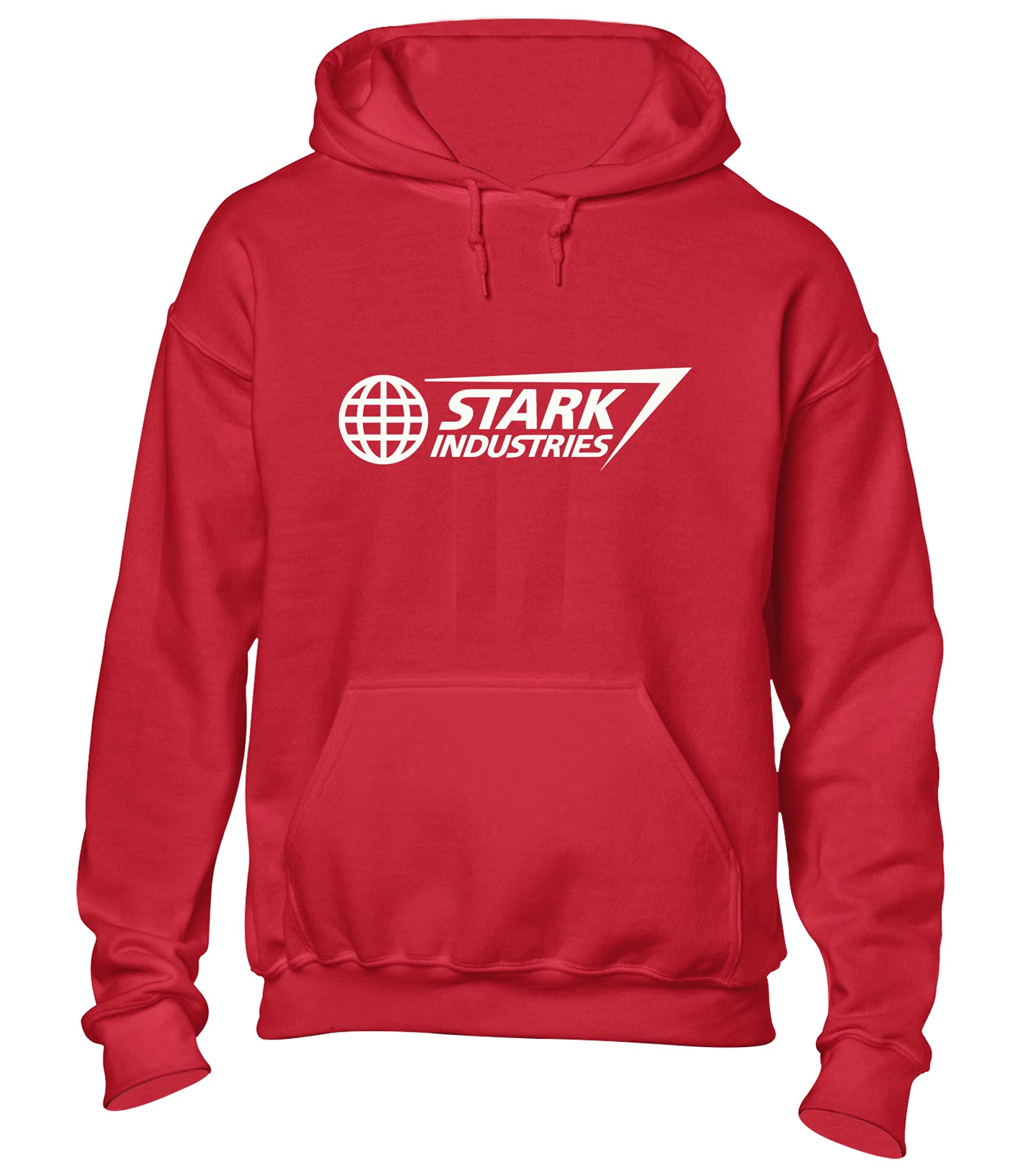 Crown Designs Stark Industries Super Hero Movie & Comic Book Fan Gift Unisex Hoodies for Men, Women & Teenagers - Red/Medium