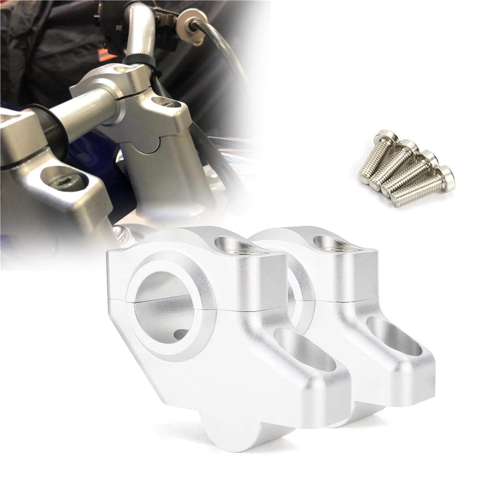 Rehausseur guidon 22mm Bajaj Dominar confort de voyage moto
