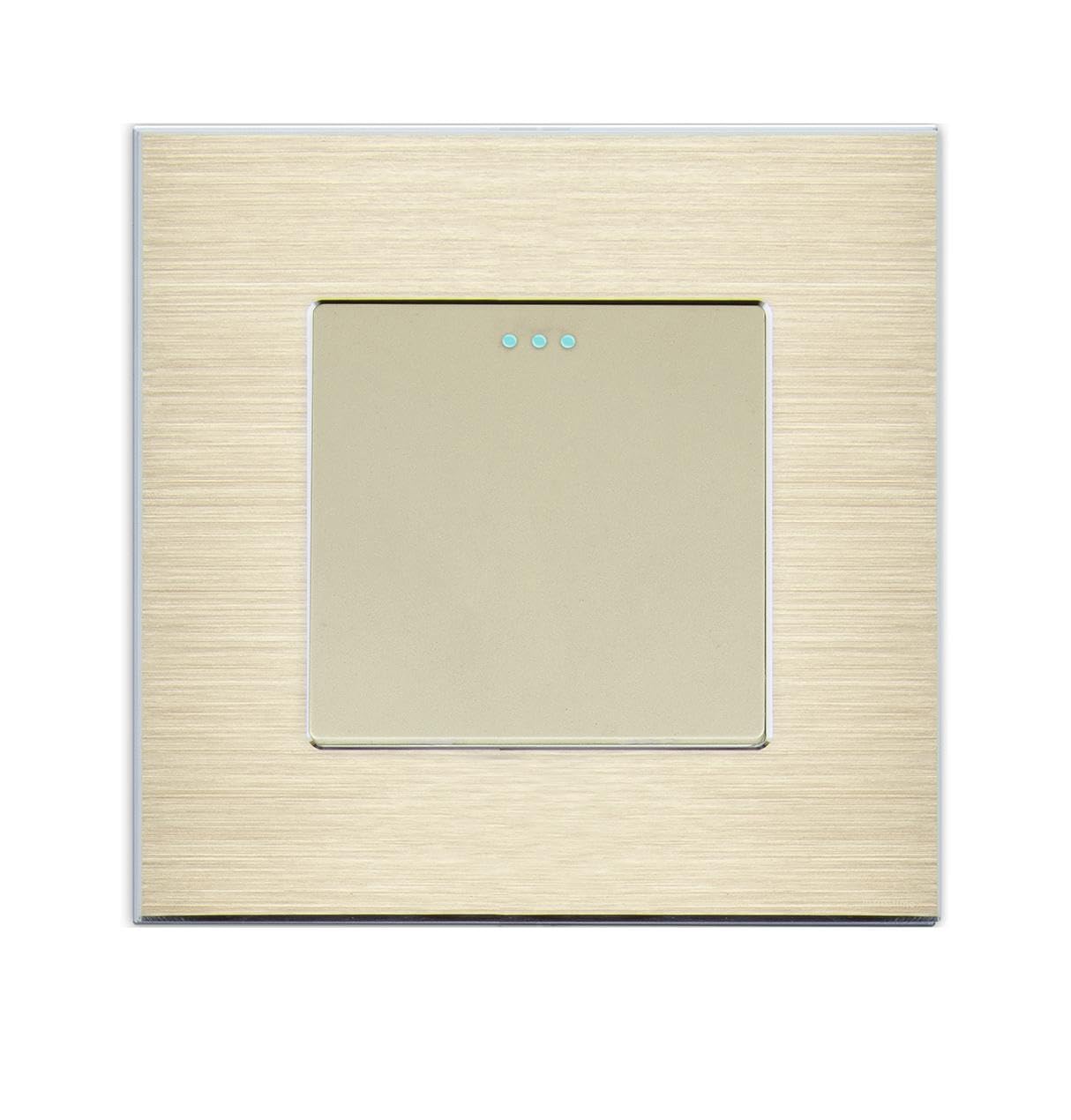 Touch Schakelaar | Aluminium | Goud | Enkelvoudige Wisselschakelaar