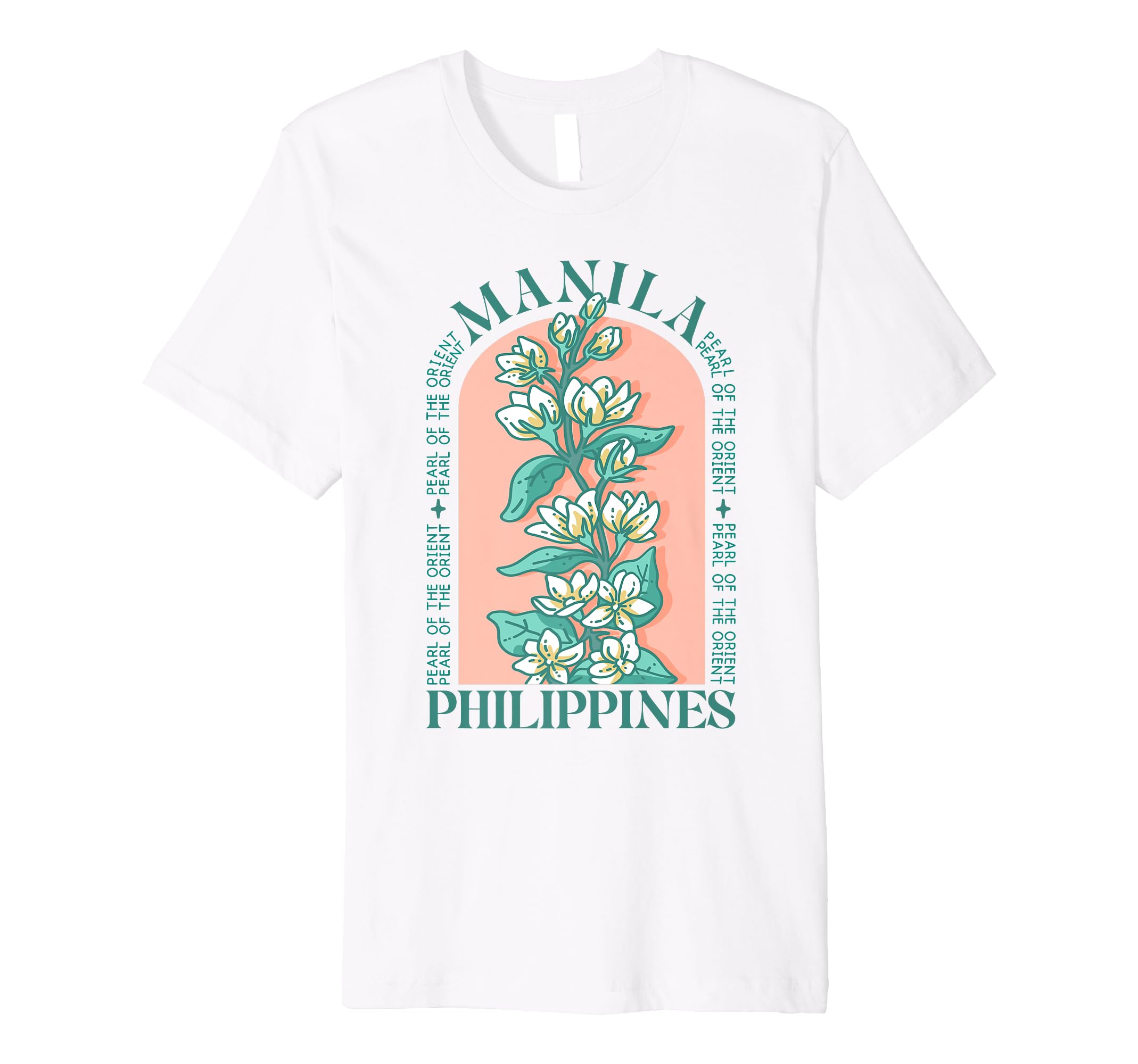Manila Philippines Sampaguita Maynila Pilipinas Filipino Premium T-Shirt