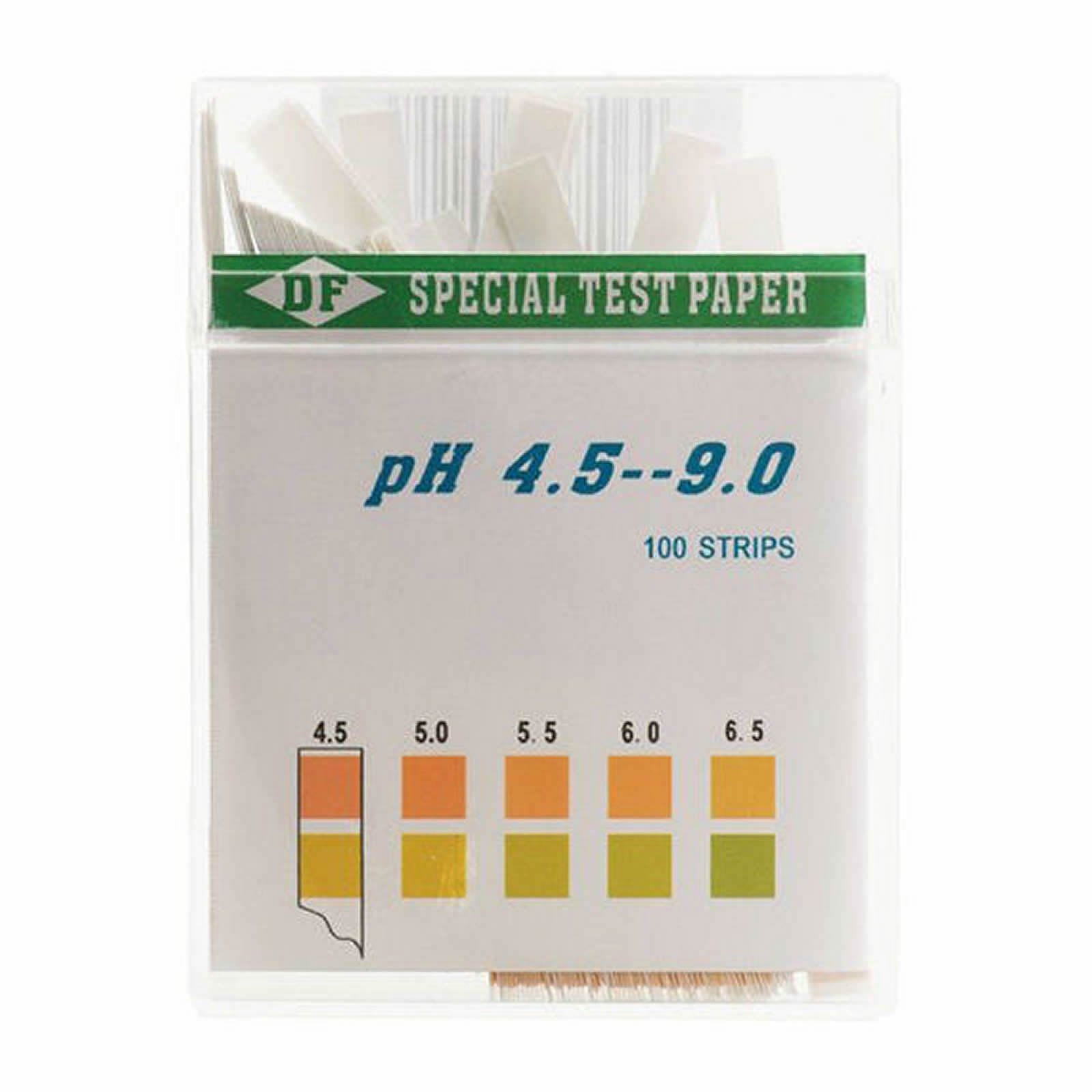 pH Test Strips for Urine and Saliva (100) Strips Accurate and Reliable 4.5-9