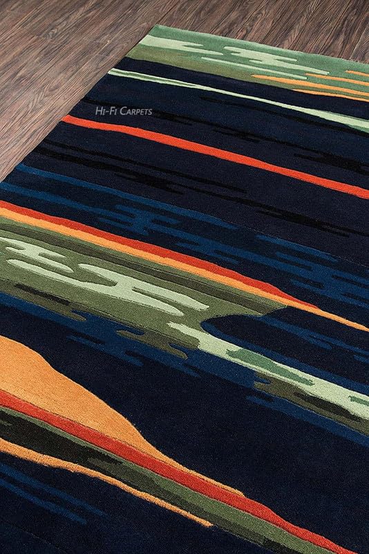 Image of Carpets and Rugs Handwoven Woolen Thick Floral and Contemporary Designs for Area Rugs, Carpets for Living Room, Bedroom, Hall Long Size 12x15 feet