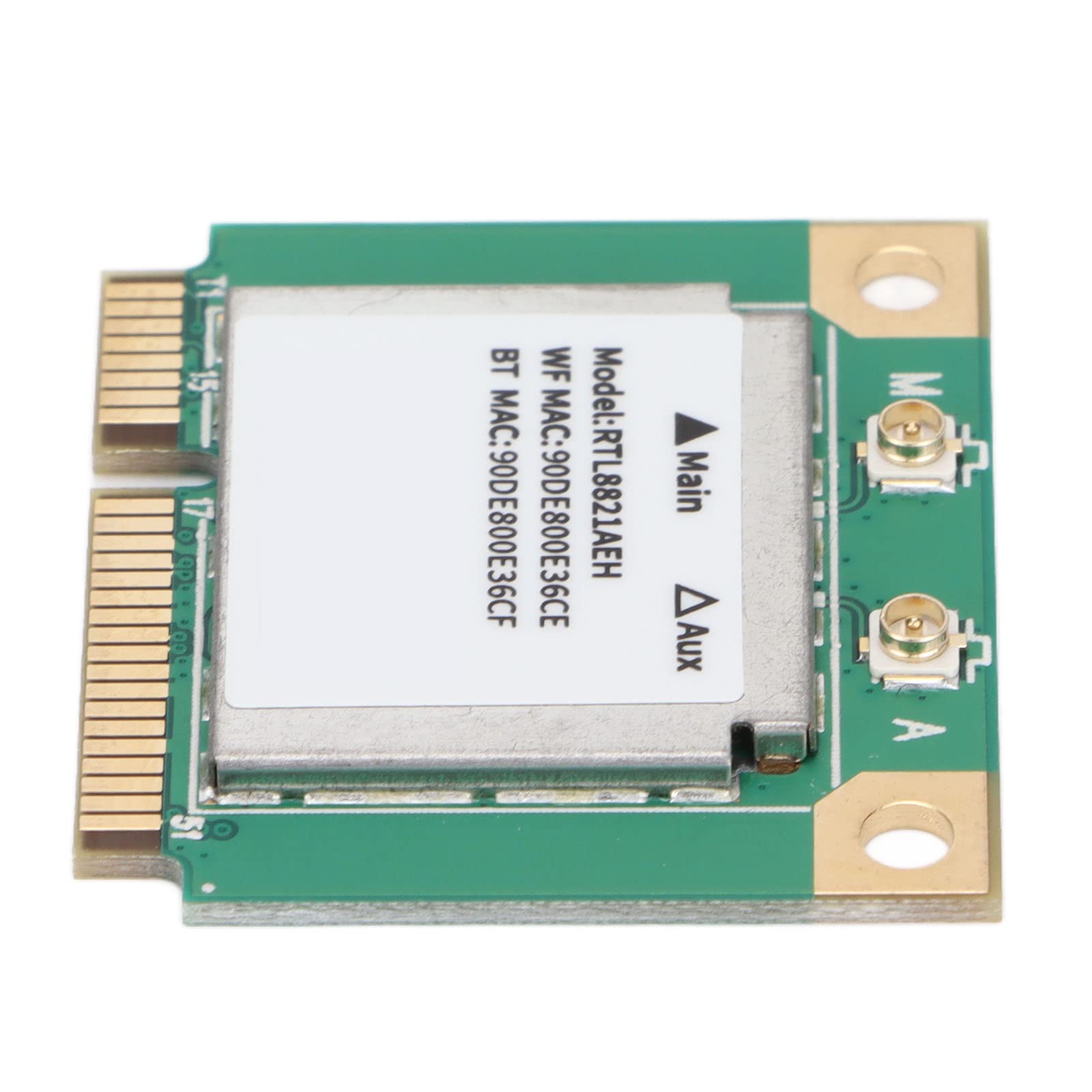 Bewinner RTL8821AE Dual Band WiFi Card, Wireless Adapter PCI-E Mini Card 802.11ac/a/b/g/n, 433Mbps BT 4.0 Card For Windows 7/8/10 32/64 Bit