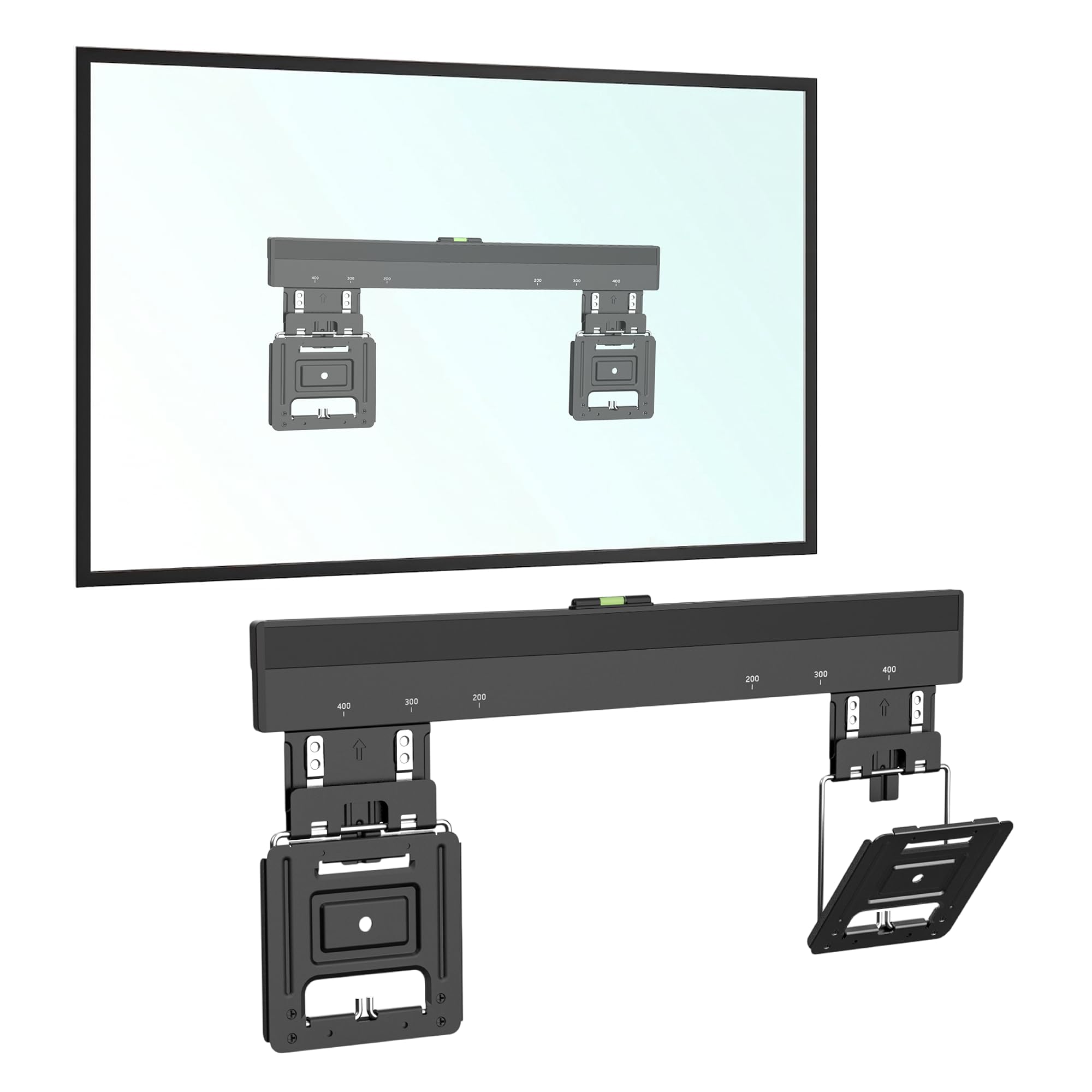 ynVISION.Design Ultra Slim Micro Gap TV Wandhalterung | Kompatibel mit Samsung Frame TVs (2021–2024) für einfache Installation (81,3 cm - 165,1 cm, 1 Stück)
