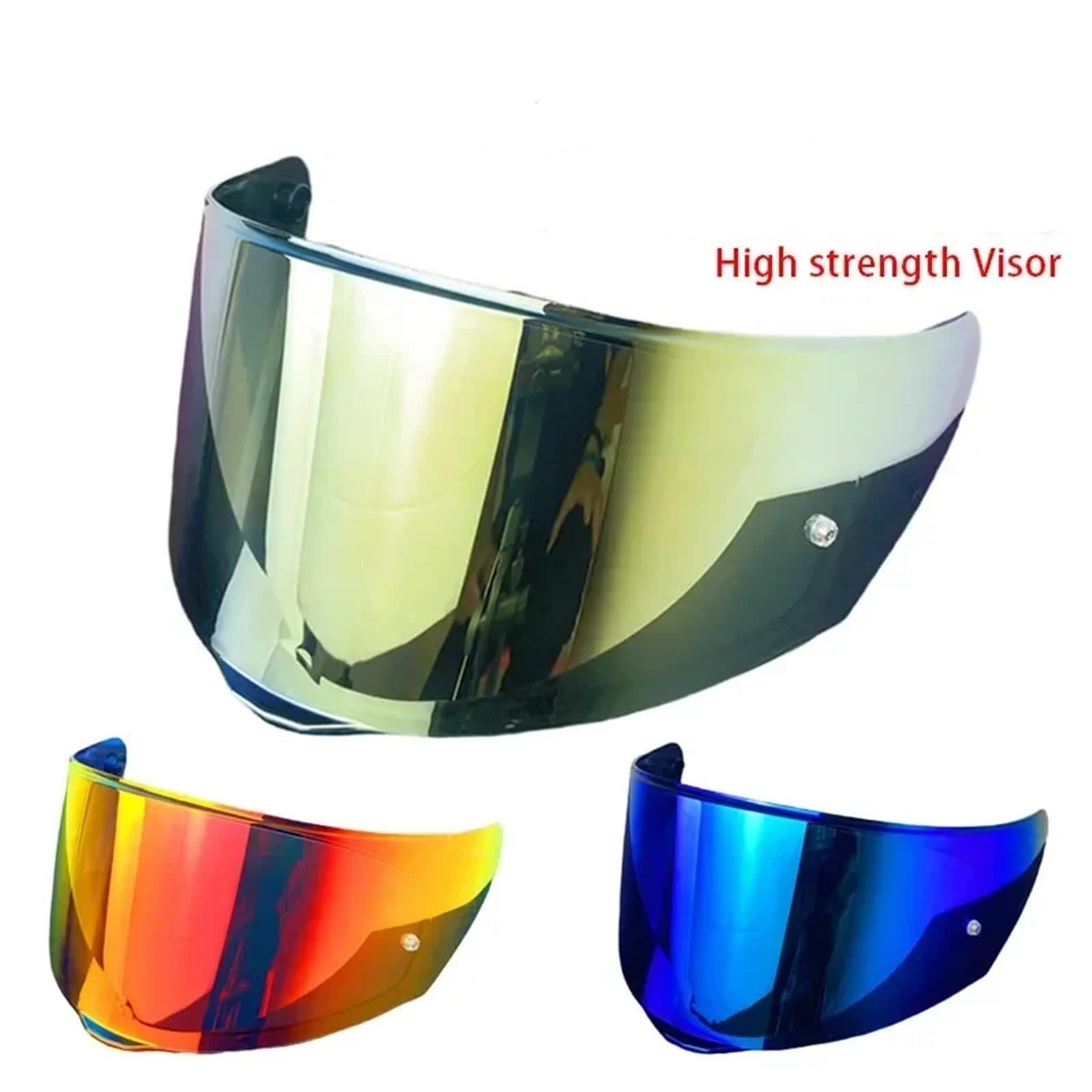Visera Casco Moto Visera for casco de motocicleta, protección visera, accesorios faciales integrales, protector lente(Color 10)