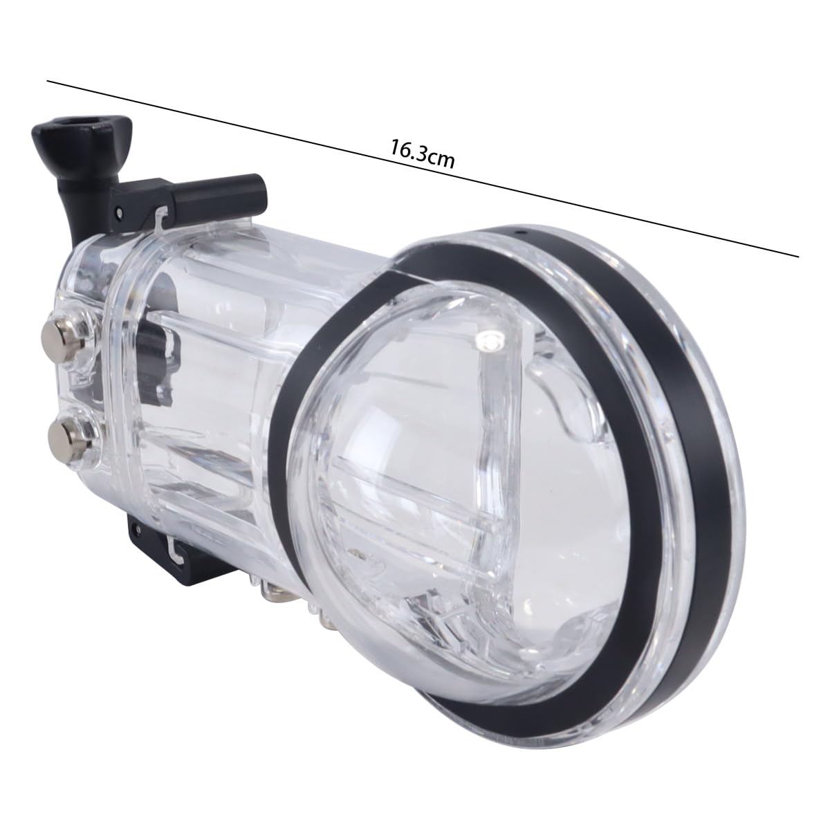 Huba Boîtier de plongée pour caméra panoramique X4 50 m étanche avec lentille anti-reflet