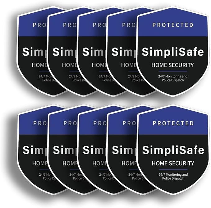 Amazon.com: 10 Pack Door/Window Stickers, HD Printed Home Security ...