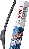 Vista 4 de Bosch 24A22A ICON Beam Limpiaparabrisas - Lado del conductor y lado del pasajero - Juego de 2 escobillas (24A y 22A)