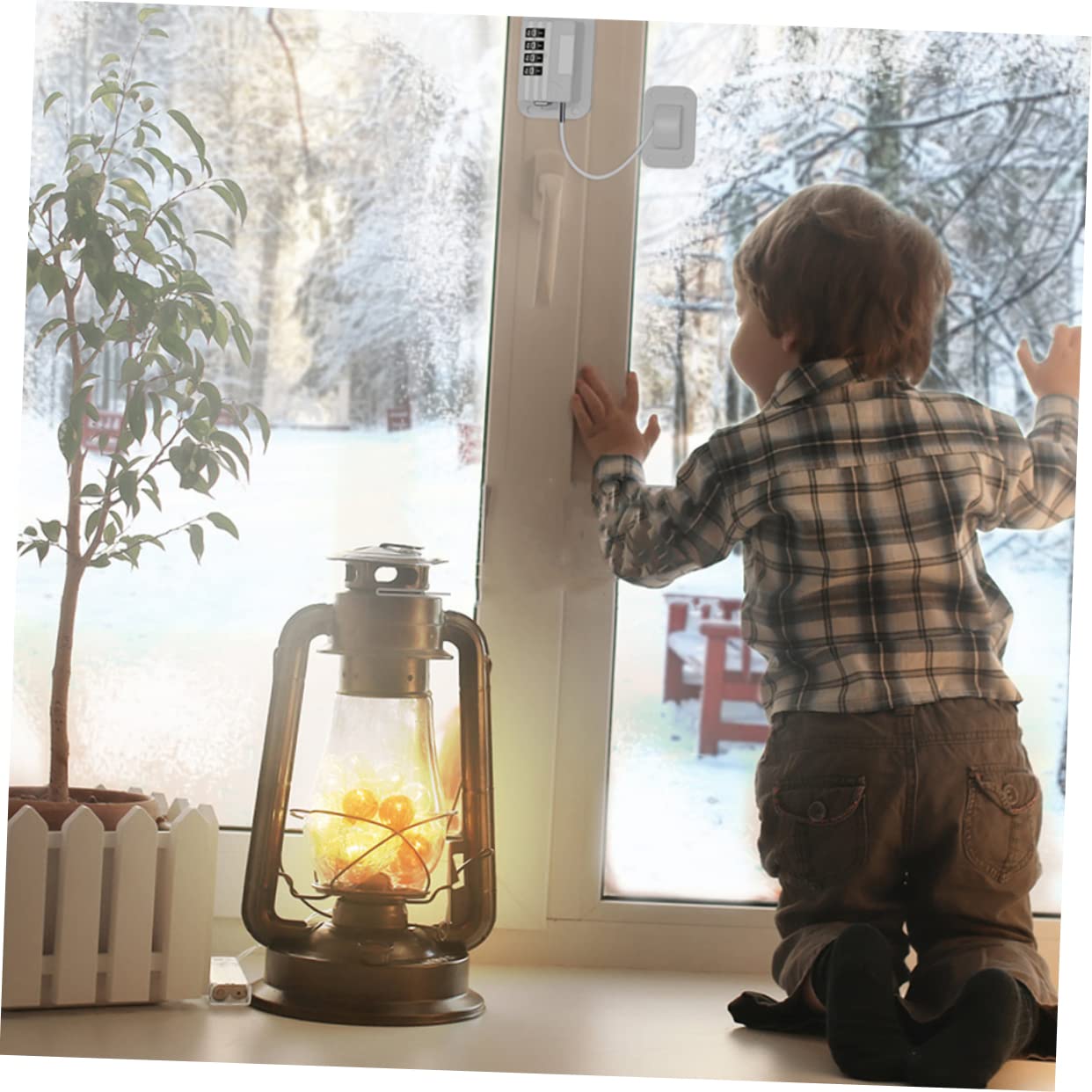 6 Sets Childproof Fridge Locks Safety Locks for Refrigerator Freezer Door Boys and Girls Cabinet Multi-Number Code for Security