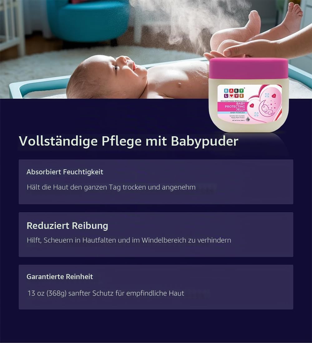BABY LOVE BABY POWDER DUFT Kinderzimmer Petroleum Jelly 368 g