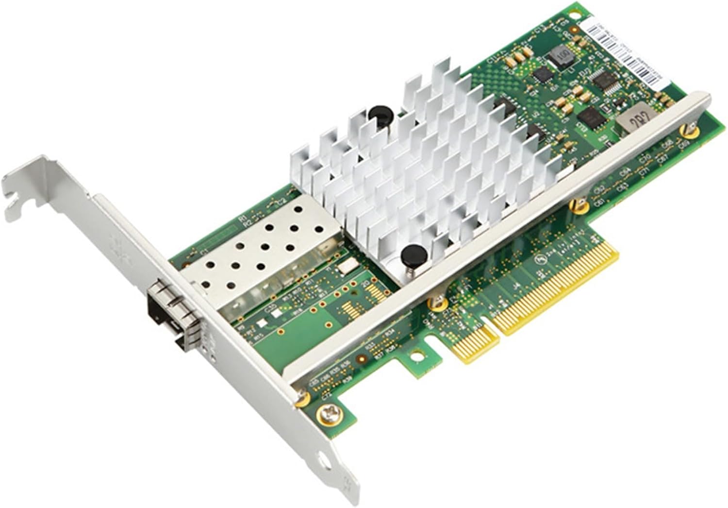 シングルSFP+ポート10ギガビットPCIE 8xネットワーキングインターフェイスカードサーバー用ワークステーション用仮想化イーサネ