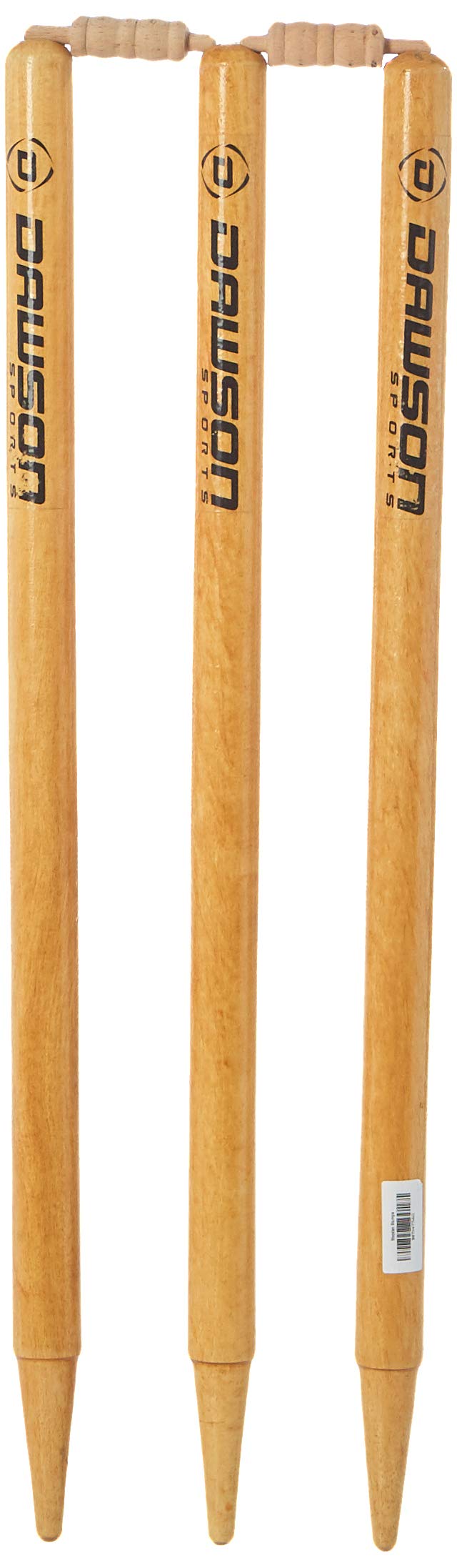 Dawson Sports Wooden Stumps Set (6 Stumps with 4 Bails)