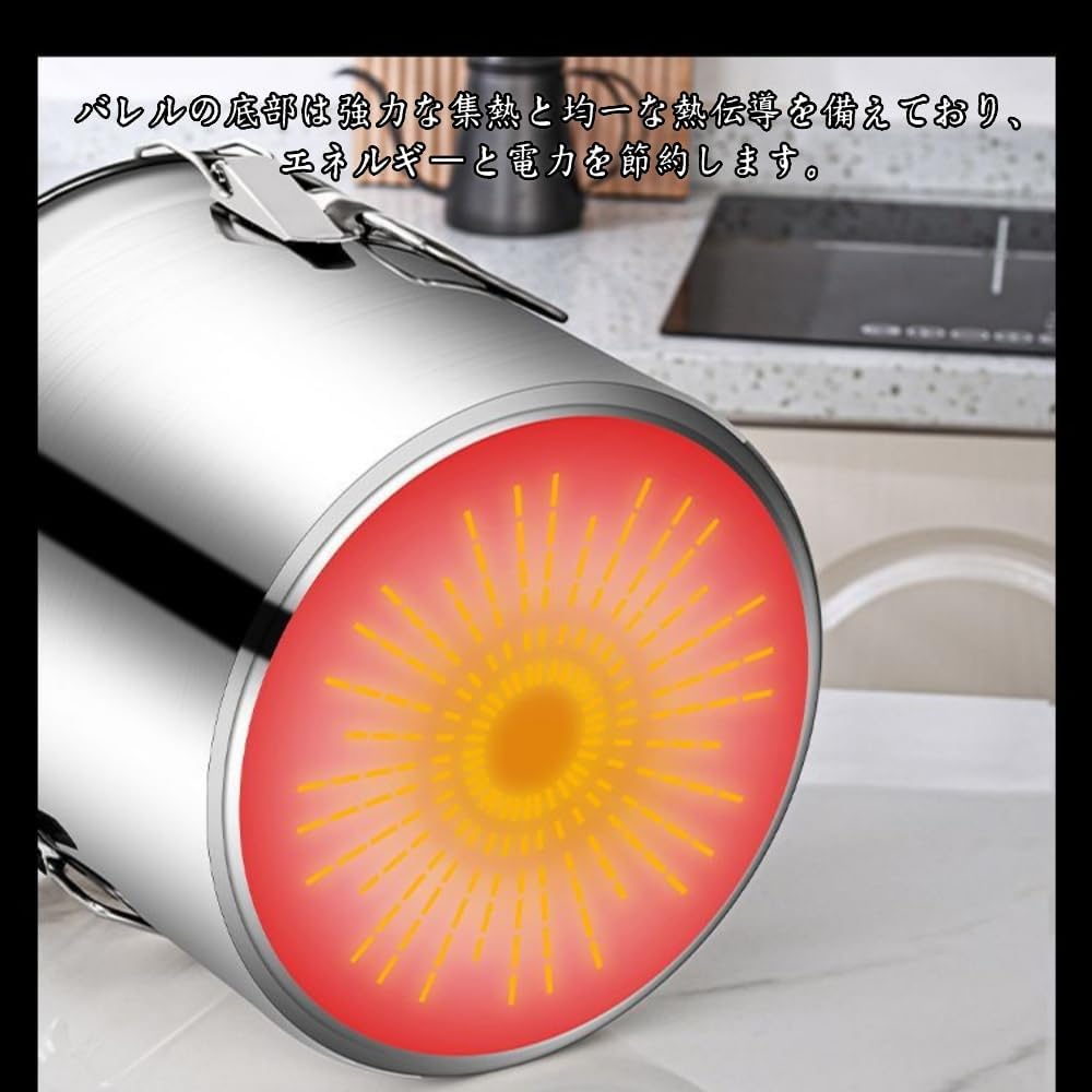 JNNJ 密封米保存容器 おしゃれ 密封米保存容器 鮮度保持 キッチン用品 大容量 防虫防湿 密閉軽量 清潔便利 (304スチールス