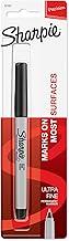 Sharpie Permanent Marker, Ultra Fine Point, Black, 1 Count