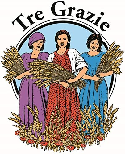 Tre Grazie - Italian Soft Wheat Flour 00 - Ideal for Pizza 2Kg (1Kg, Pack of 2)
