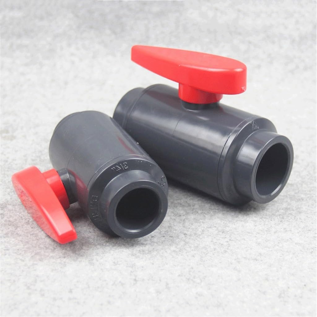 FBANULPEX PVC-Kugelhahn, Wasserrohrventil aus Kunststoff Ball Valve Aquarium Hydroponic Frame Fish Tank PVC Valve(Inner Dia.110mm)