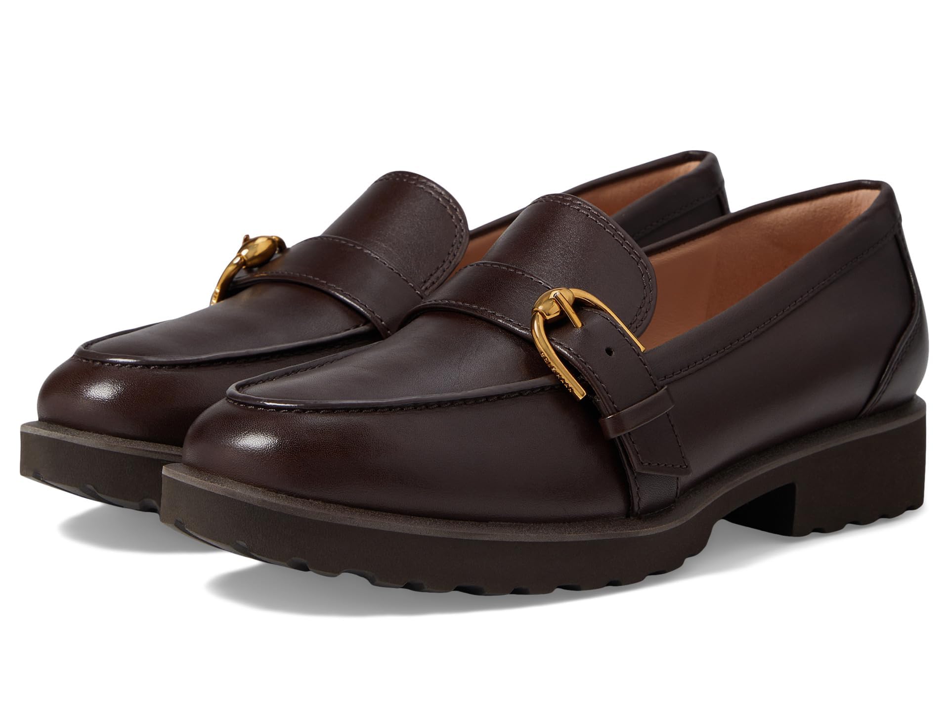 【EEUN】Western buckle flat loafers 61JBXBLqHEL.jpg