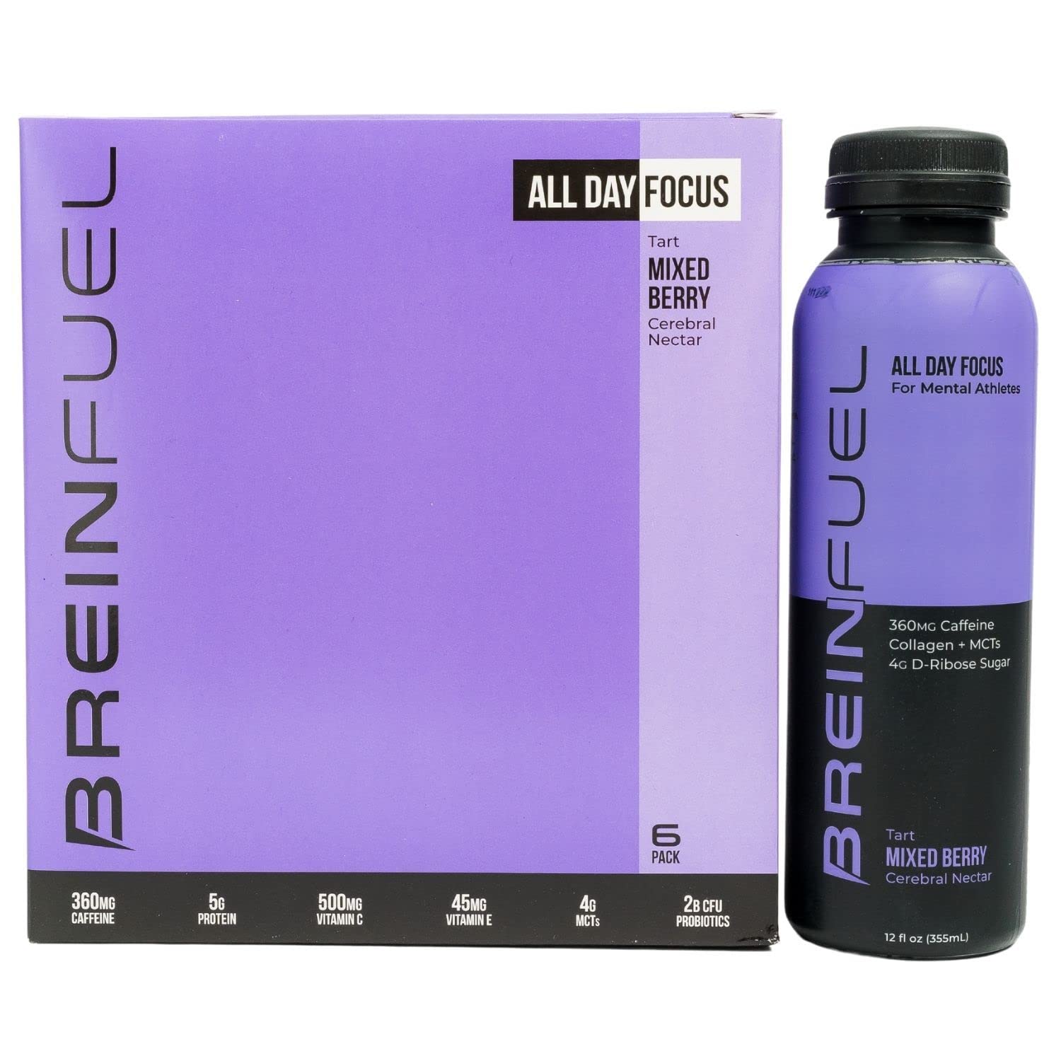 Buy BREINFUEL Cerebral Beverage Focus Drink Mixed Berry Natural