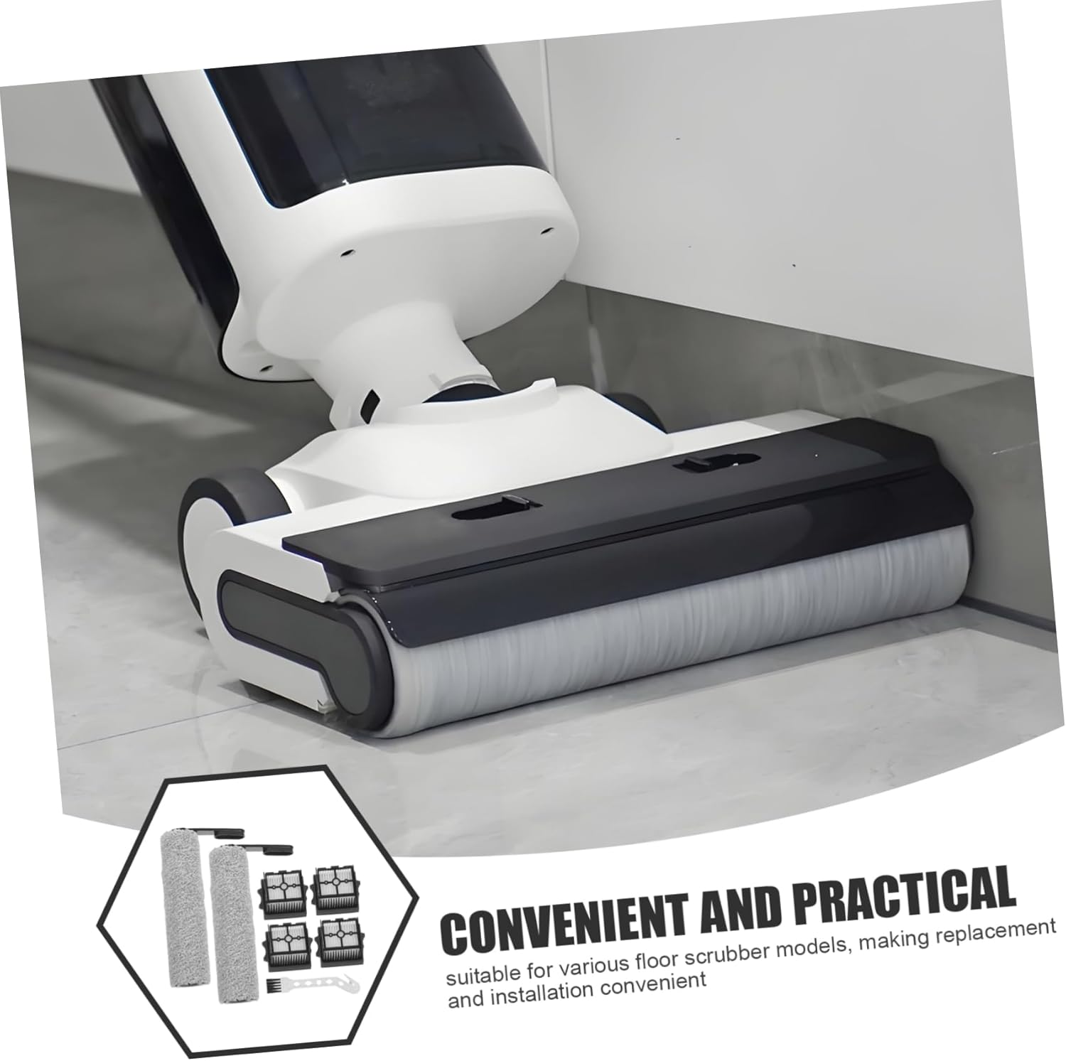 Shark Vacuum Accessories Scrubber Filter Replacement Floor Scrubber Brush Kit