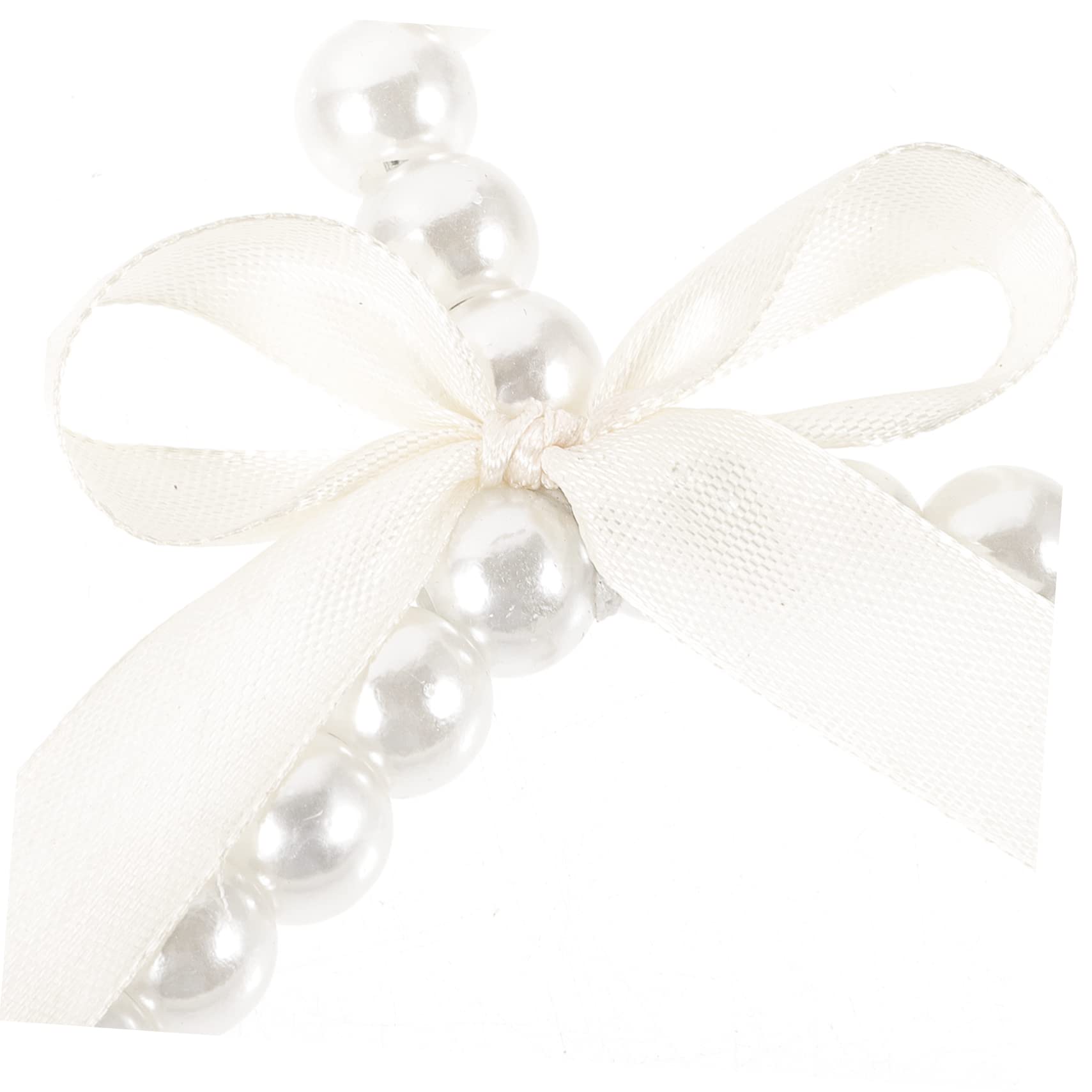 COHEALI 4 Piezas Perchas de Perlas para Ropa Perchas para Niñas Ornamento de Perla Exquisito de Princesa