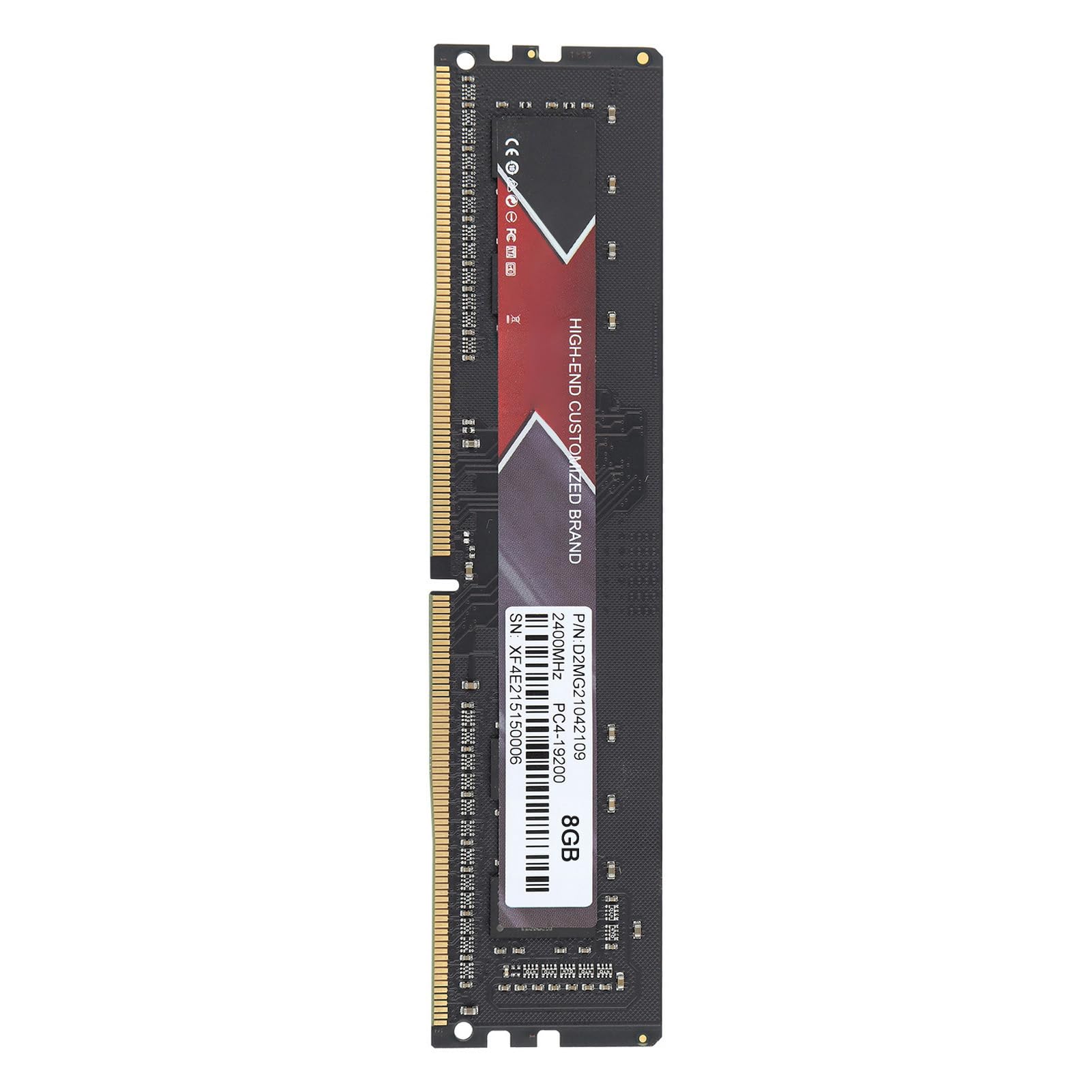 DDR4 RAM Ultra Cienki Stop Aluminium PC4-19200 Uruchom Dane Komputerowe dla Pamięci Stacjonarnej / 8 GB (8 GB)