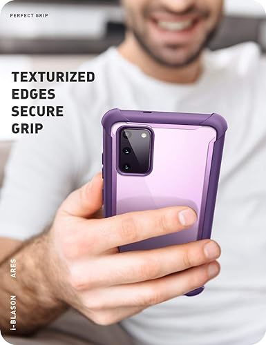 Vista 17 de i-Blason Ares Series - Funda para Samsung Galaxy S20 FE 5G Negro