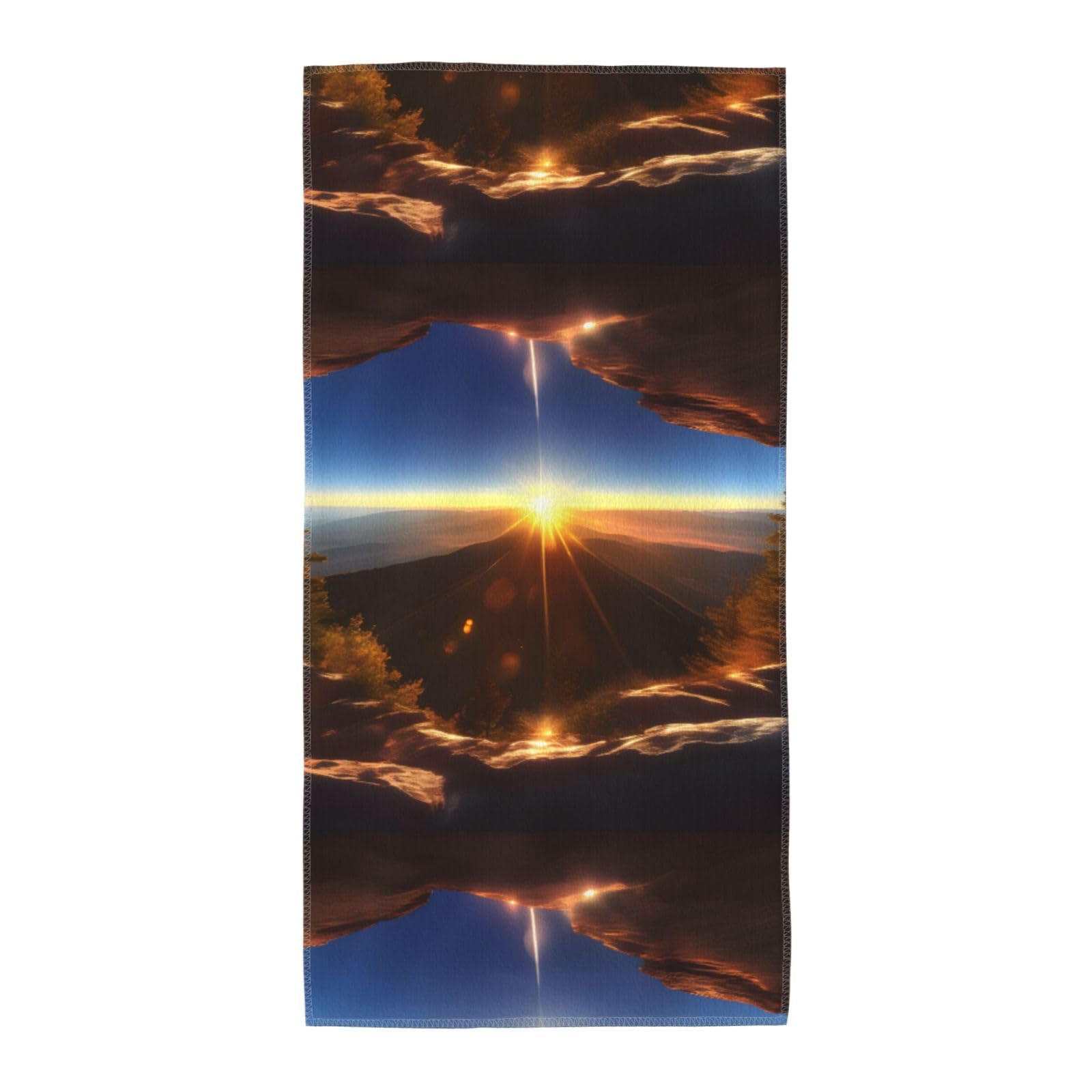 Cbaaghh Shining Overlook Print Towel, Towels Thick Face Towels Fast Drying Washcloth For Bath, Spa, Gym