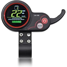 Ebike Display LH100, UART No. 2 Protocol, 24V/36V/48V/60V LCD E-Bike Screen, E-Scooter Electric Bike Mods & Upgrades Replacement Parts Speedometer Odometer