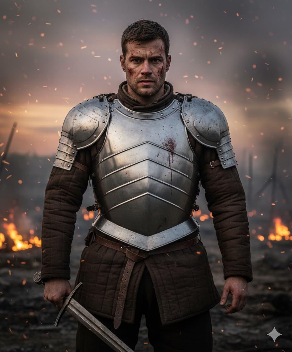 Acciaio corazza – medievale – Wearable costume Armour