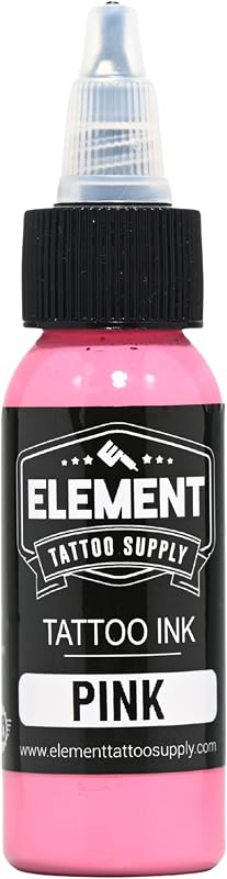 Tinta para tatuagem rosa Element Tattoo Supply, 30 mL