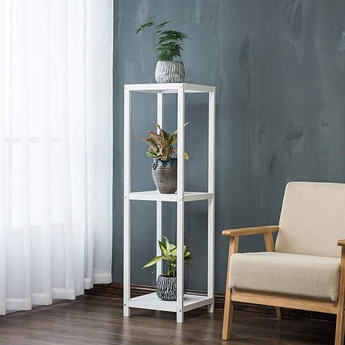 Miniatura 2 de Soporte para plantas de madera maciza,Soporte para plantas de 3 niveles,Interior Sala de estar Balcón Estante para plantas de pie
