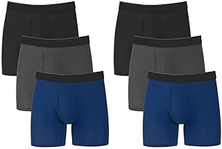 مجموعة بوكسرات قصيرة بخصر ملون للرجال من دايس مكونة من 3 قطع، لون اسود، مقاس XL