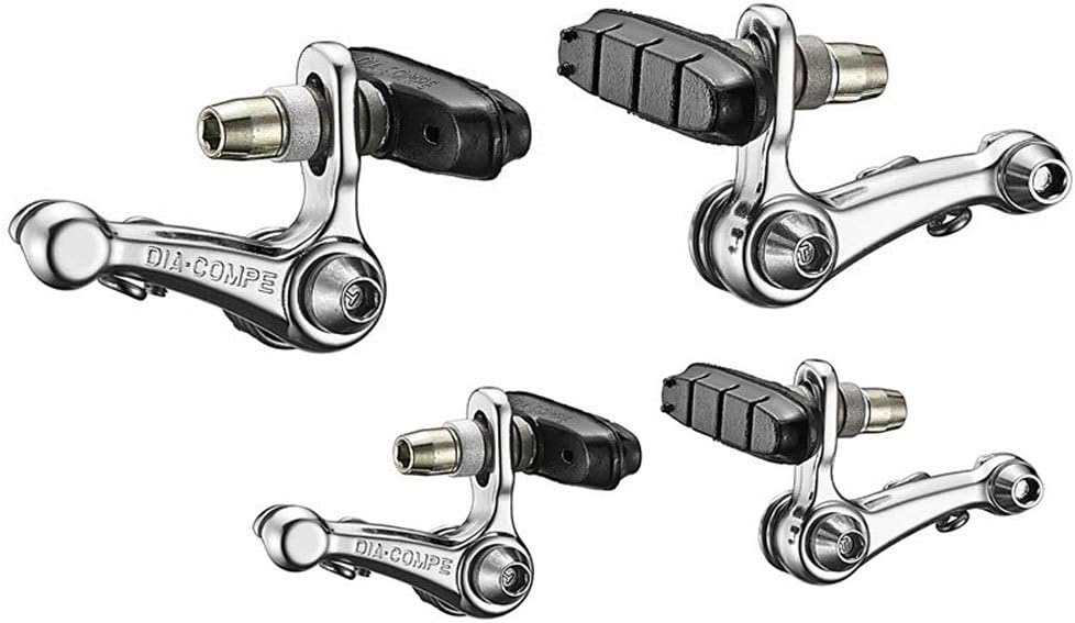 Dia Compe ダイアコンペ Dc980 カンチブレーキ 前後セット シルバー 98dc980 Dia Compe ダイアコンペ Dc980 カンチブレーキ 前後セット シルバー 98dc980