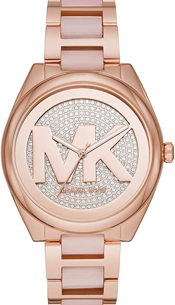 Amazon Co Jp 米国マイケルコース直営店品 マイケル コース 腕時計 Janelle Mk70 レディース 並行輸入品 ピンクゴールド クリスタル シューズ バッグ